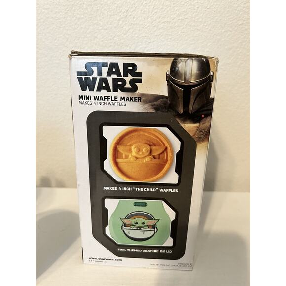 Star Wars Mini Waffle Maker The Mandalorian The Child Baby Yoda Grogu 4” NEW - Picture 6 of 7